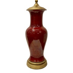 Vintage French Porcelain Lamp