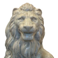 Vintage French Porcelain Lion