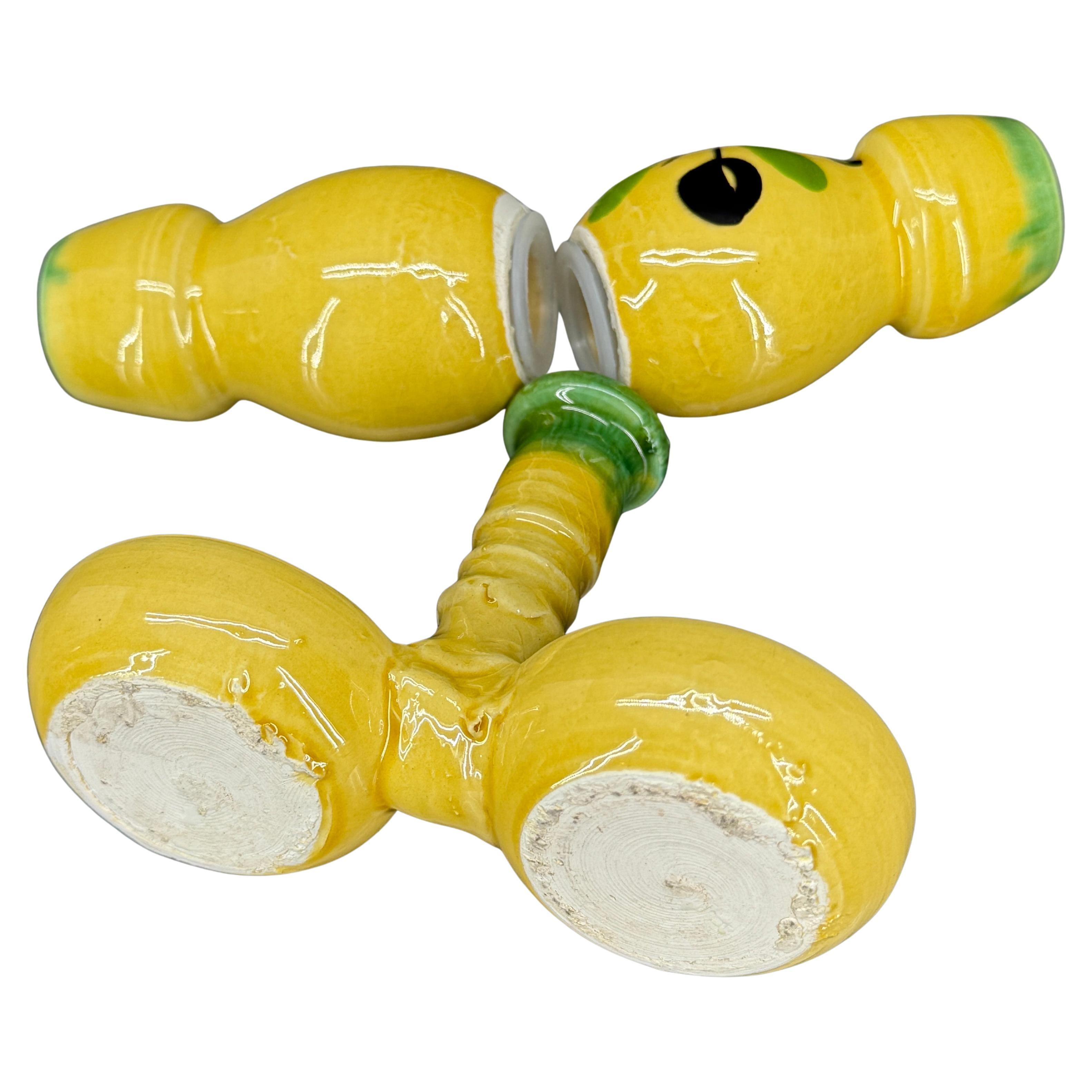 Set di sale e pepe in porcellana francese d'epoca Cellar Sel Poivre in vendita 1