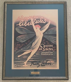 Vintage French Poster, "La Danse Des Libellules" by Georges Dola