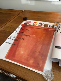 Vintage French Poster, 'LORA LAMM IL GIARDINO' by Lora Lamm