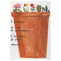 Vintage French Poster, 'LORA LAMM IL GIARDINO' by Lora Lamm