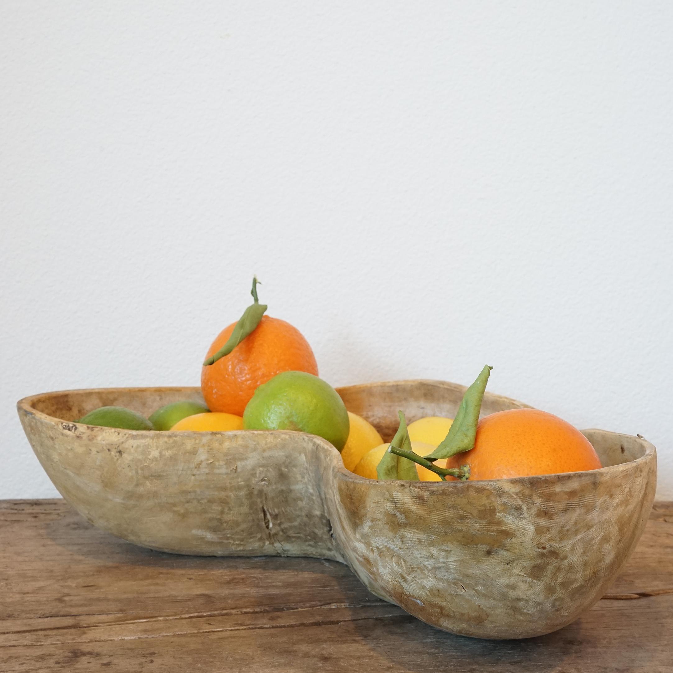 20th Century Vintage French Primitive Bowl, Dated 1901, France For Sale