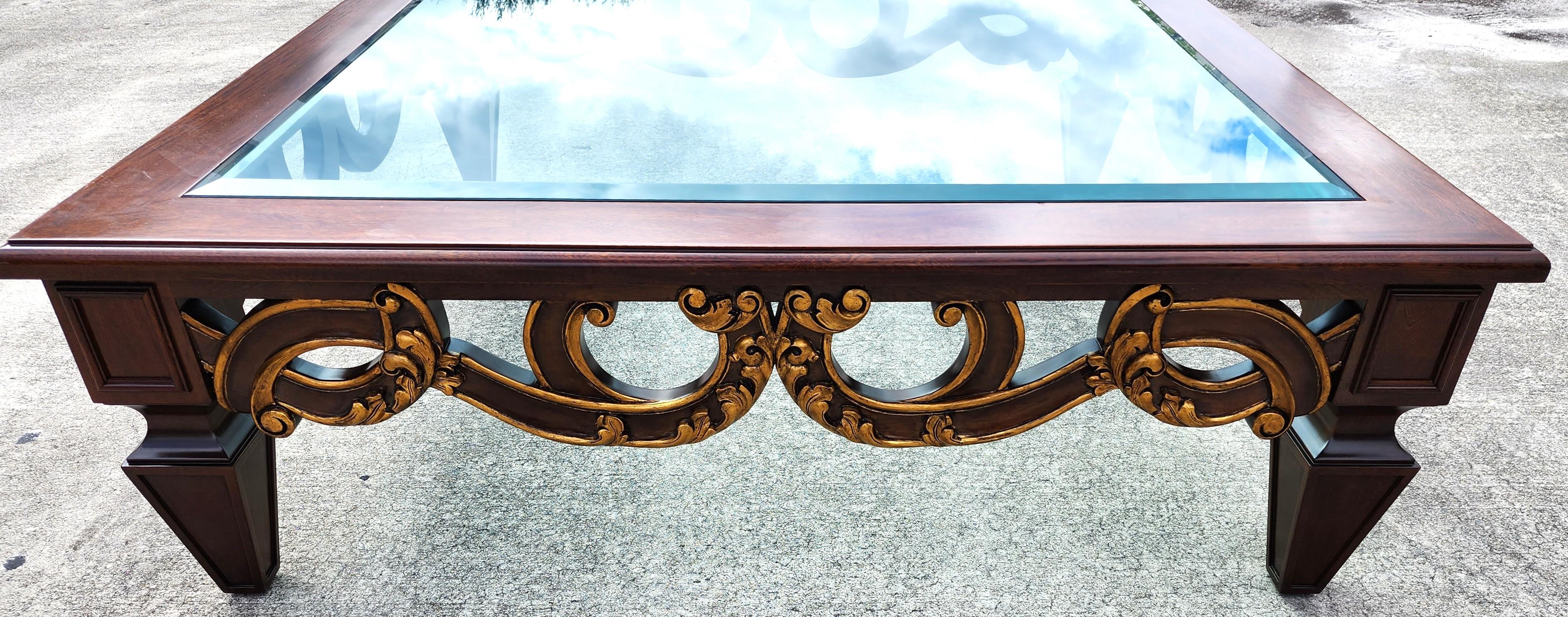 Vintage French Provincial Coffee Table Huge 5 Foot For Sale 5