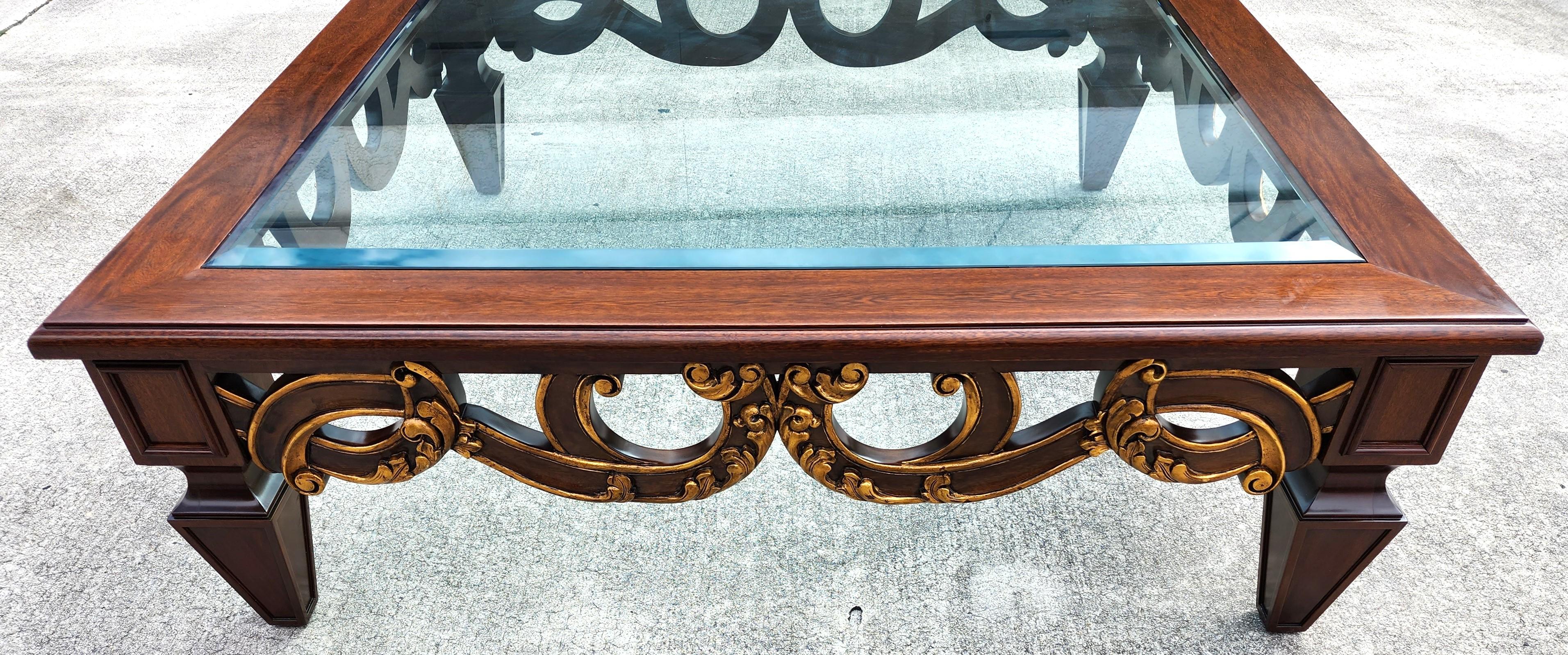 Vintage French Provincial Coffee Table Huge 5 Foot For Sale 3