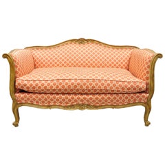 Retro French Provincial Country Louis XV Bloomingdales Trianon Loveseat Settee