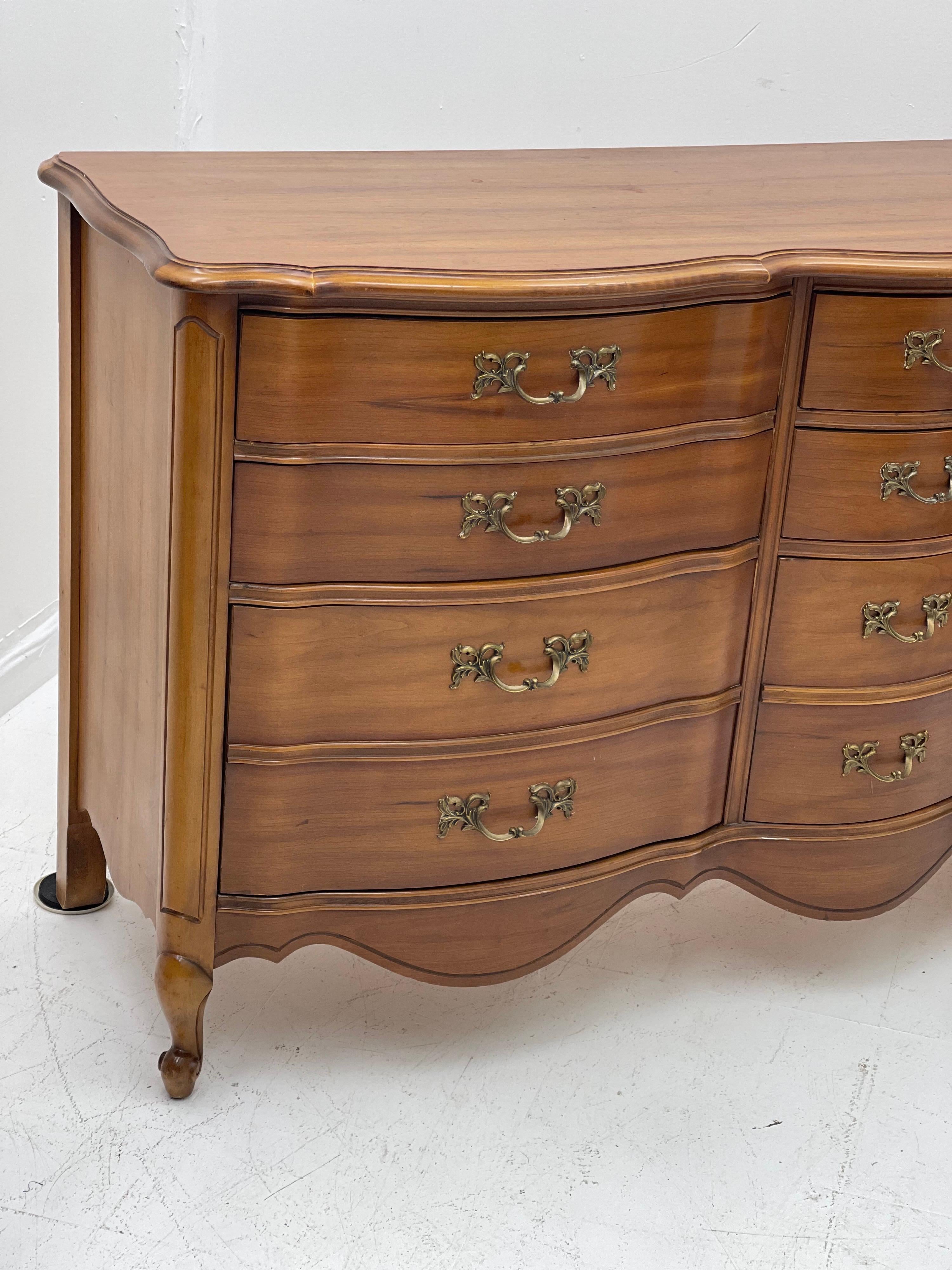 Vintage French Provincial Dresser or Credenza with Dovetailed Drawers 3