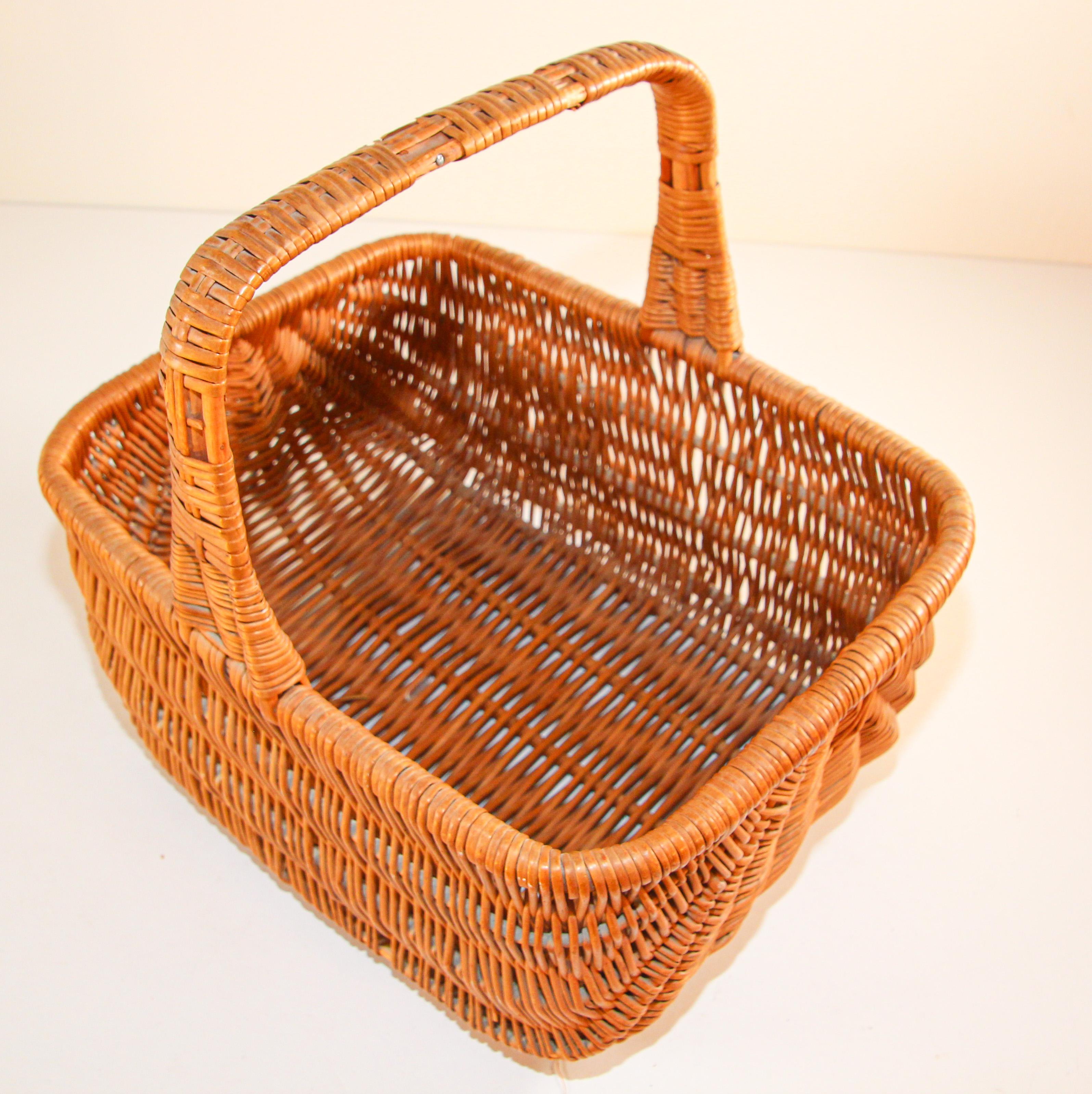 antique french baskets