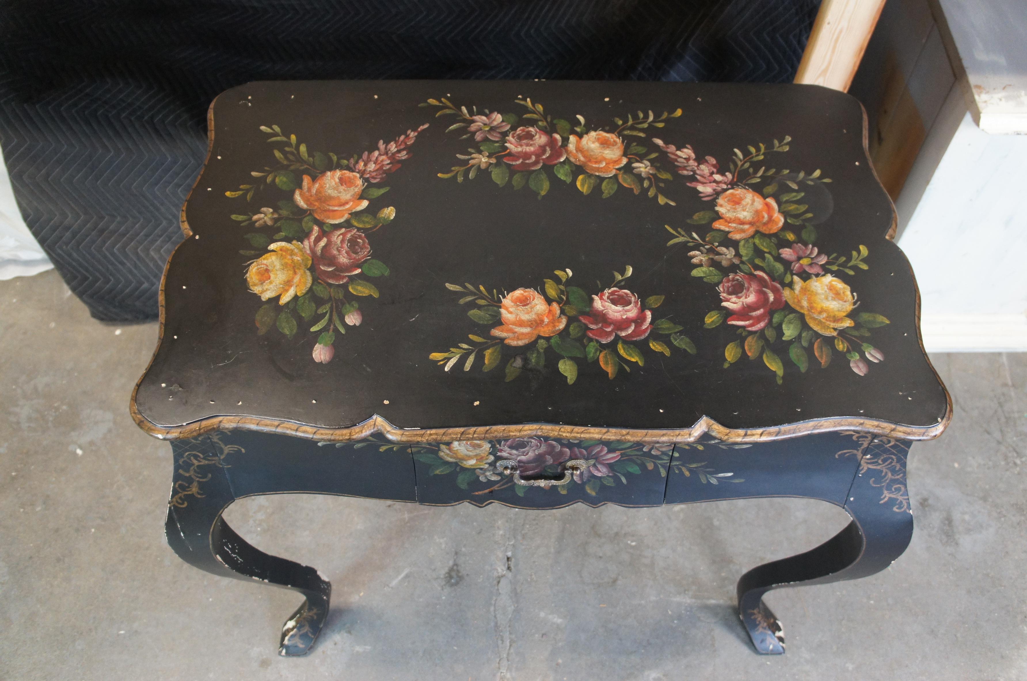 hand painted console tables