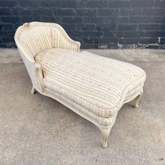 Chaise longue vintage de style provincial français