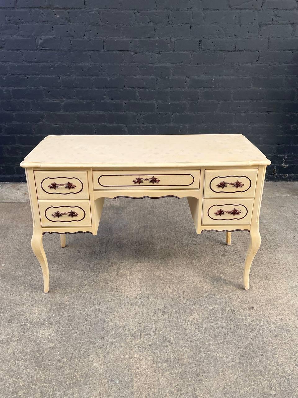 white french provincial desk