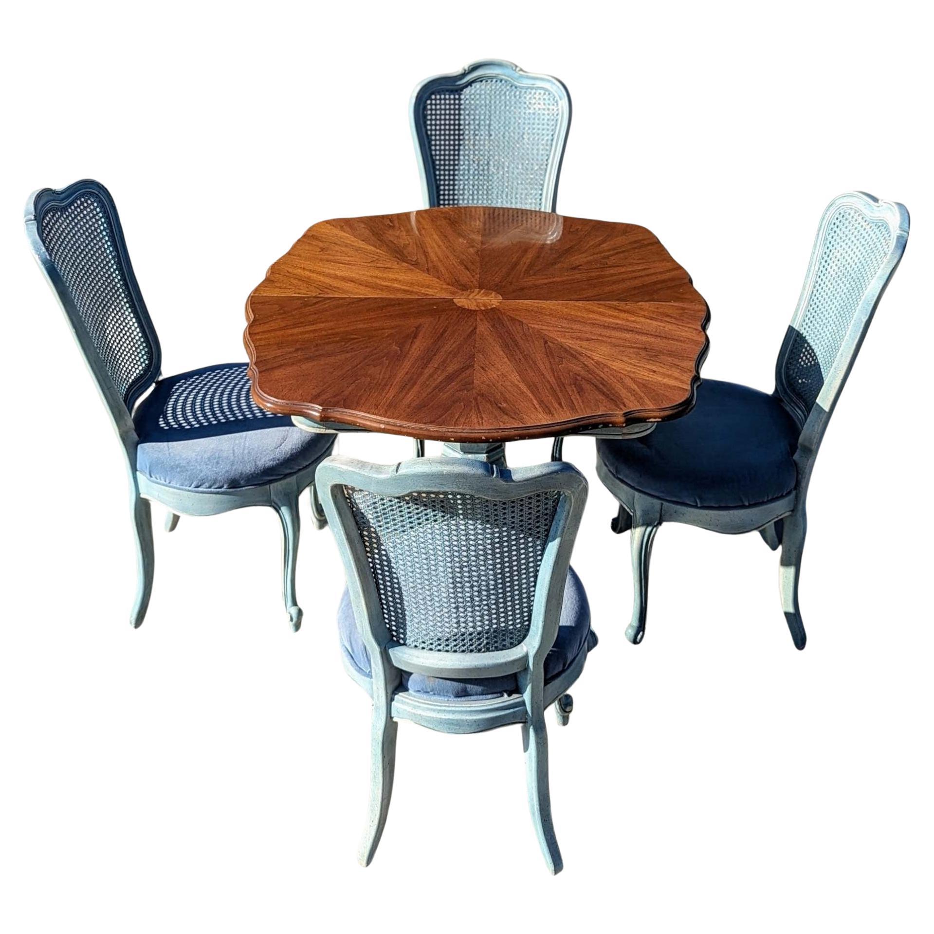 Vintage French Provincial Thomasville Dining Room Set c. 1960s Seats 6 8