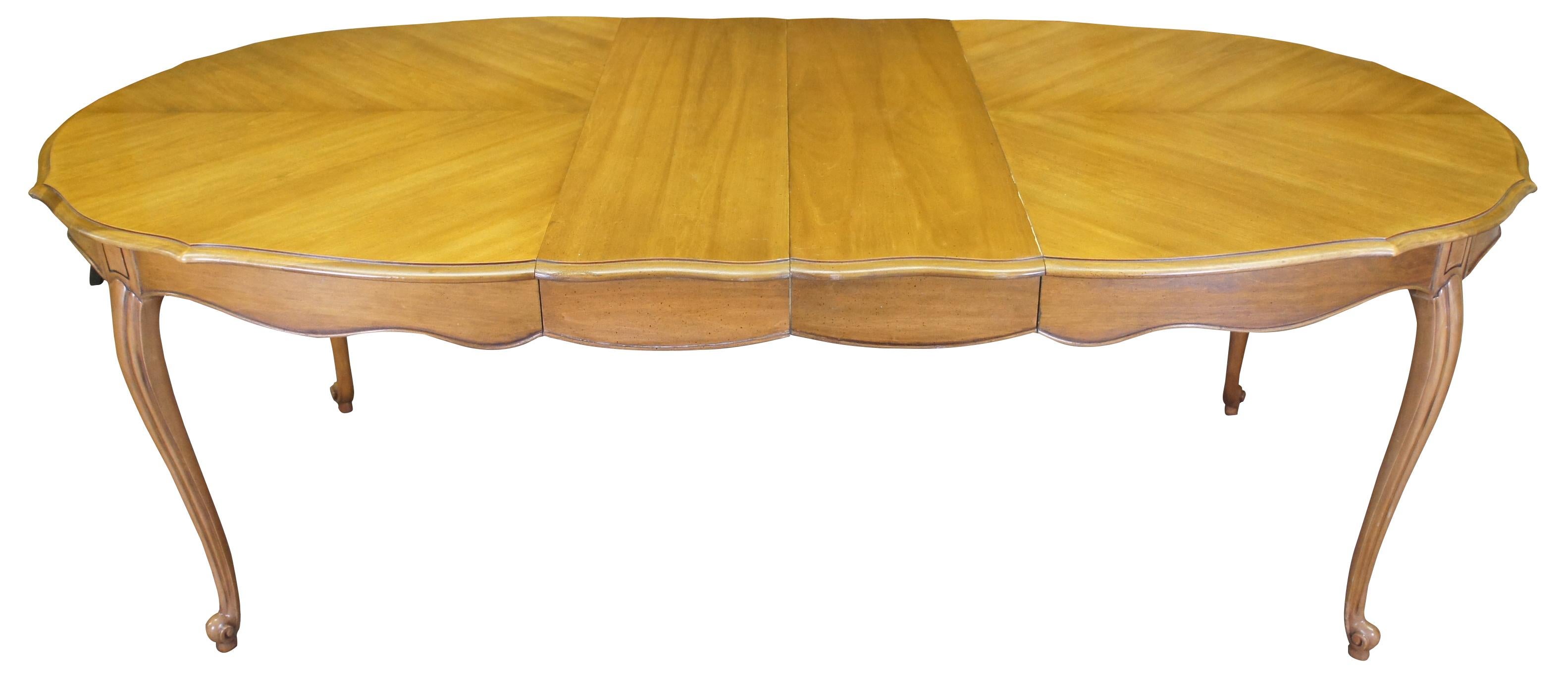 scalloped dining table