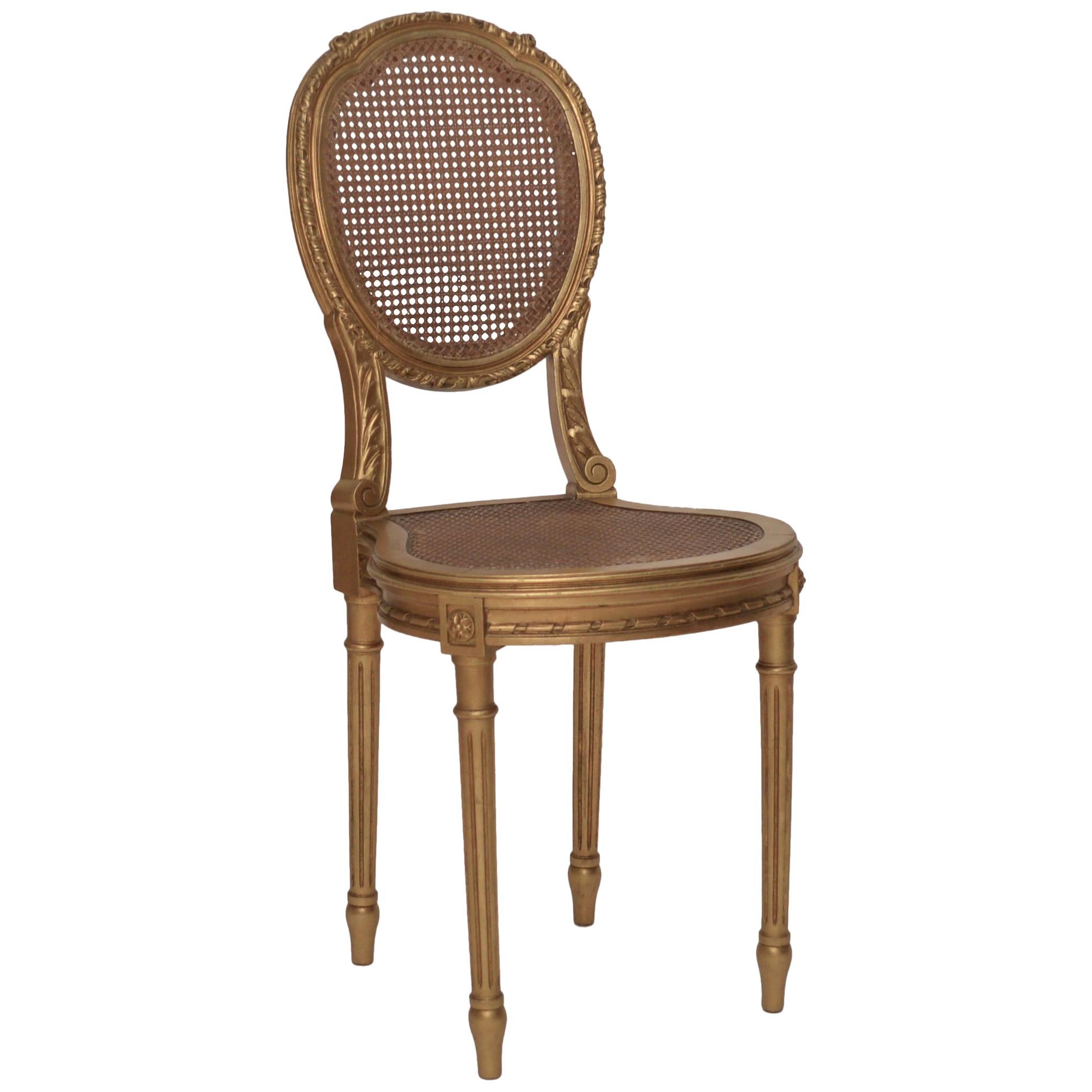 Vintage French Rattan Chair