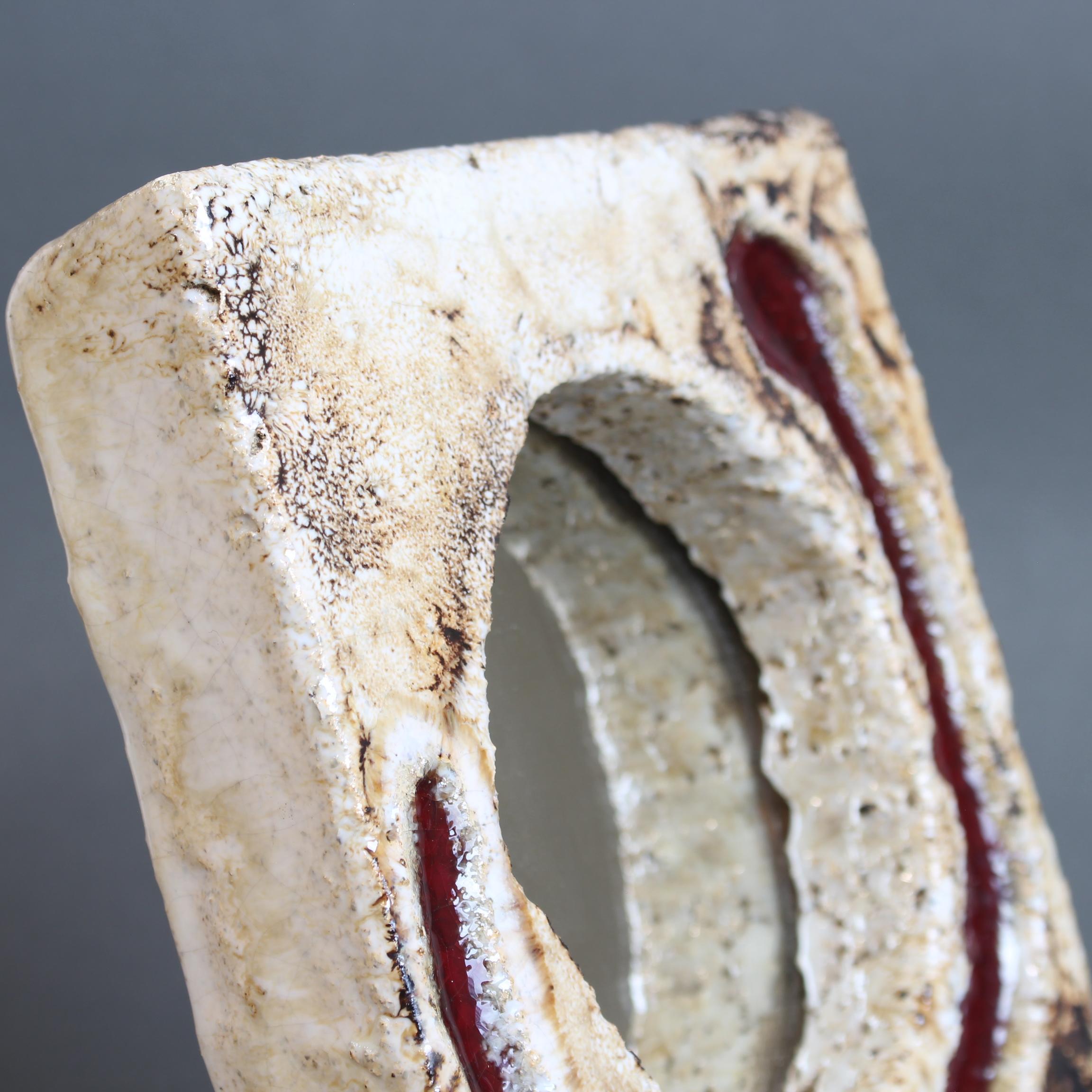 Miroir mural rectangulaire français vintage (a Gallery) Palissy en vente 7