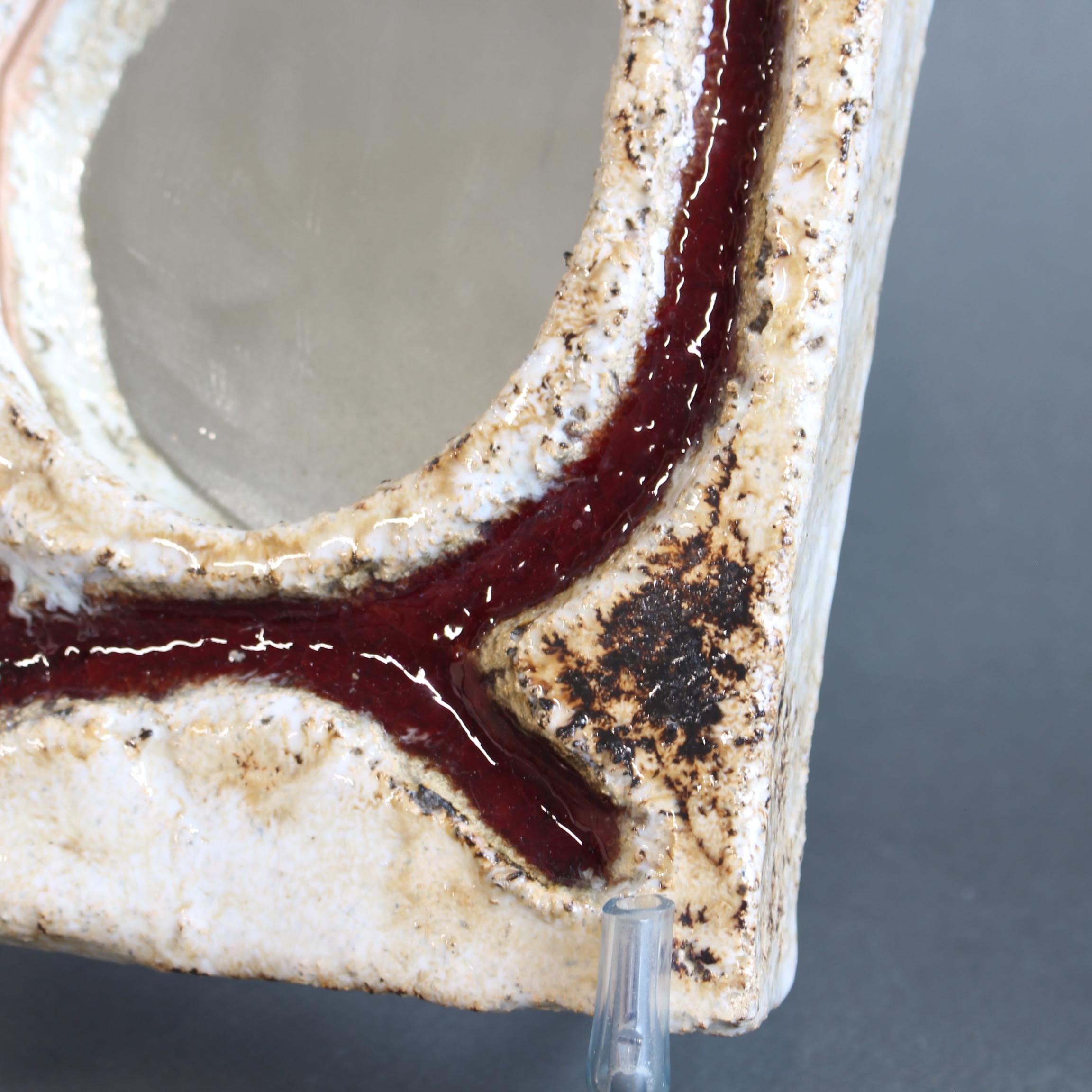 Miroir mural rectangulaire français vintage (a Gallery) Palissy en vente 9