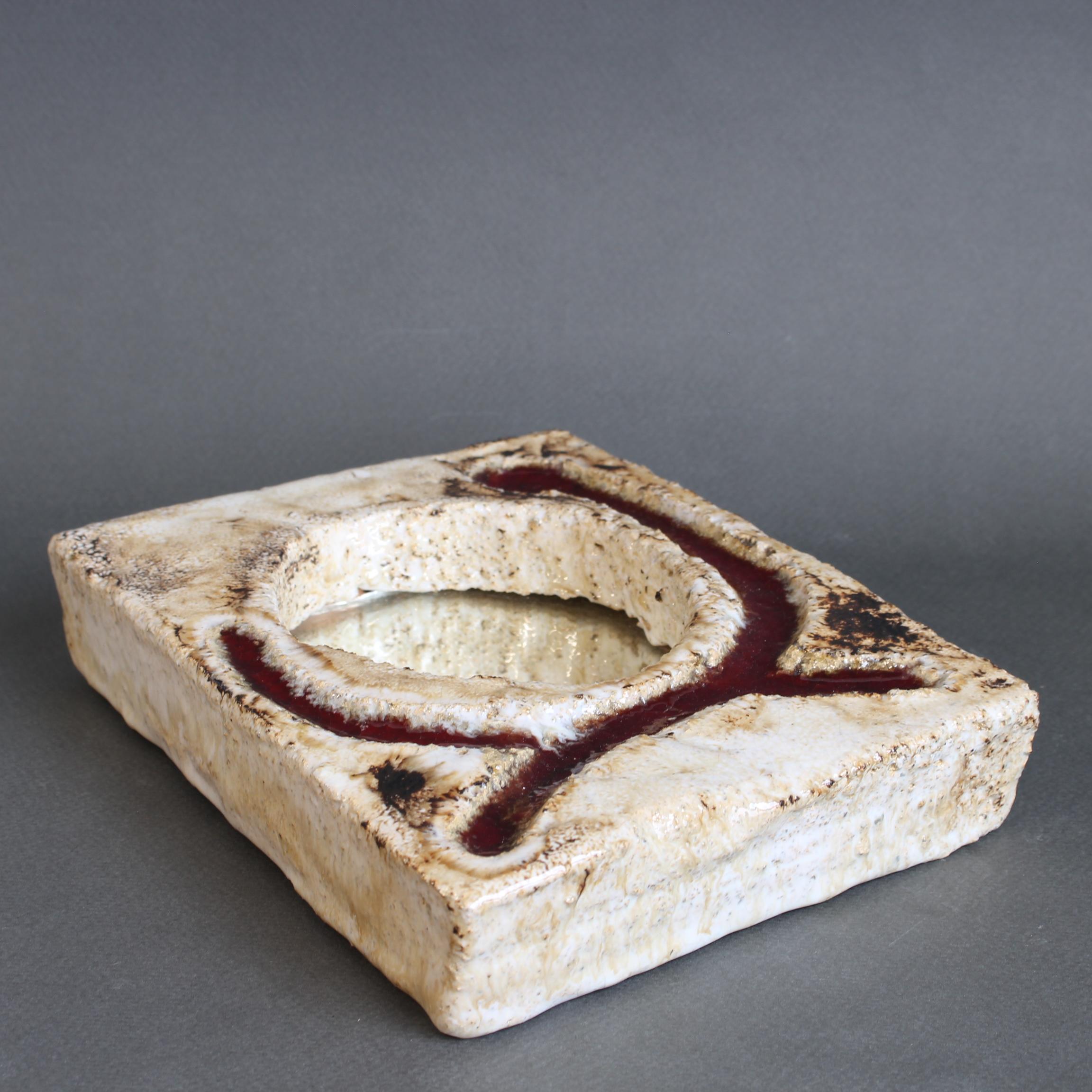 Miroir mural rectangulaire français vintage (a Gallery) Palissy en vente 11