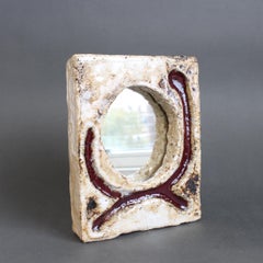 Vintage French Rectangular Wall Mirror by Gallery Palissy