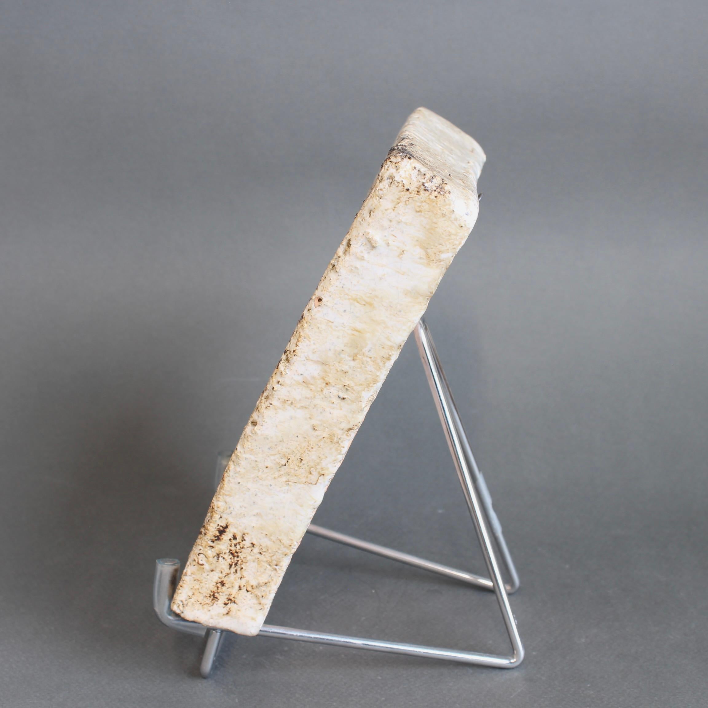 Céramique Miroir mural rectangulaire français vintage (a Gallery) Palissy en vente