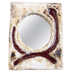 Espejo de pared rectangular francés vintage de Gallery Palissy