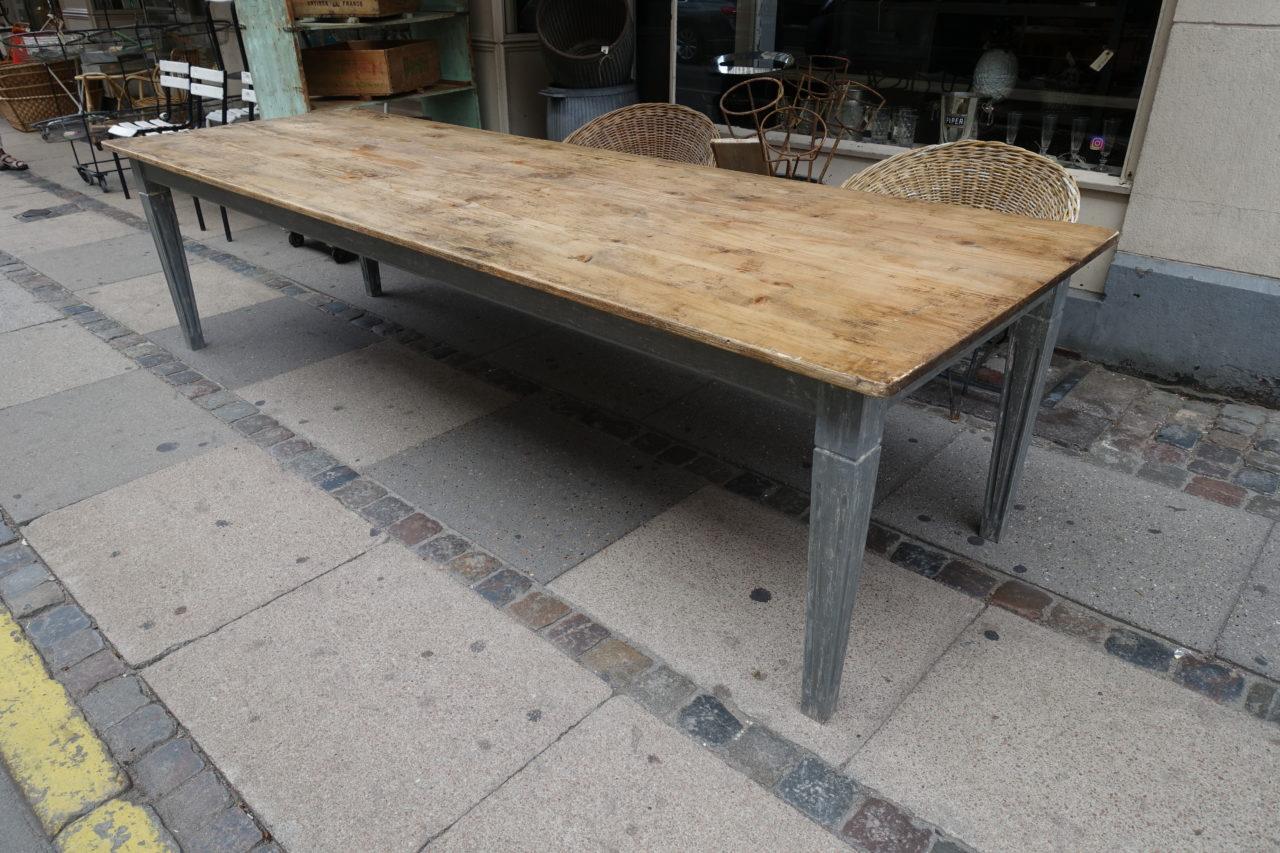 Vintage French Refectory Table In Good Condition In Copenhagen K, DK