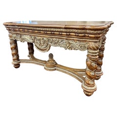 Vintage French Regence Style Console Table