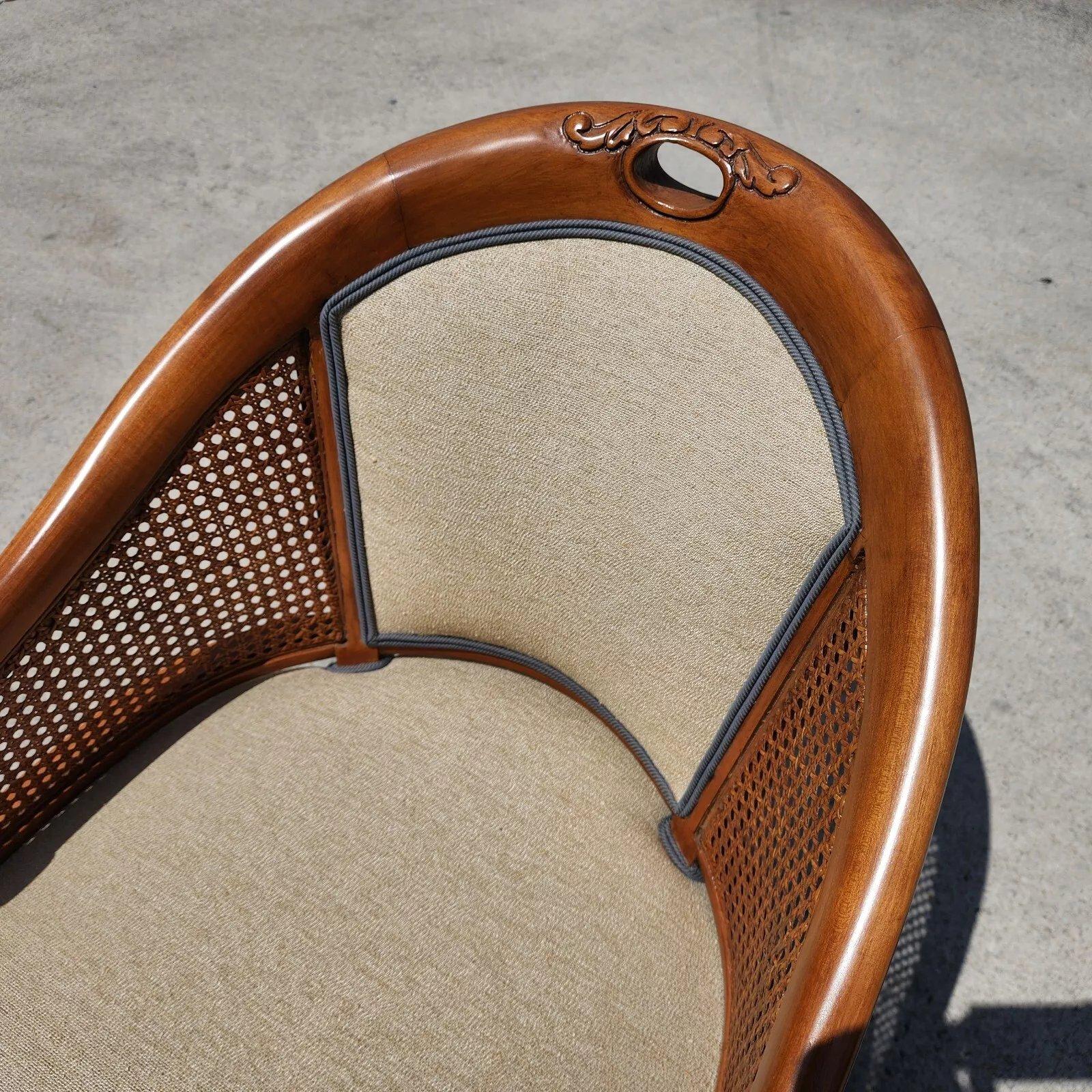 Vintage French Regency Chairs Pair For Sale 7