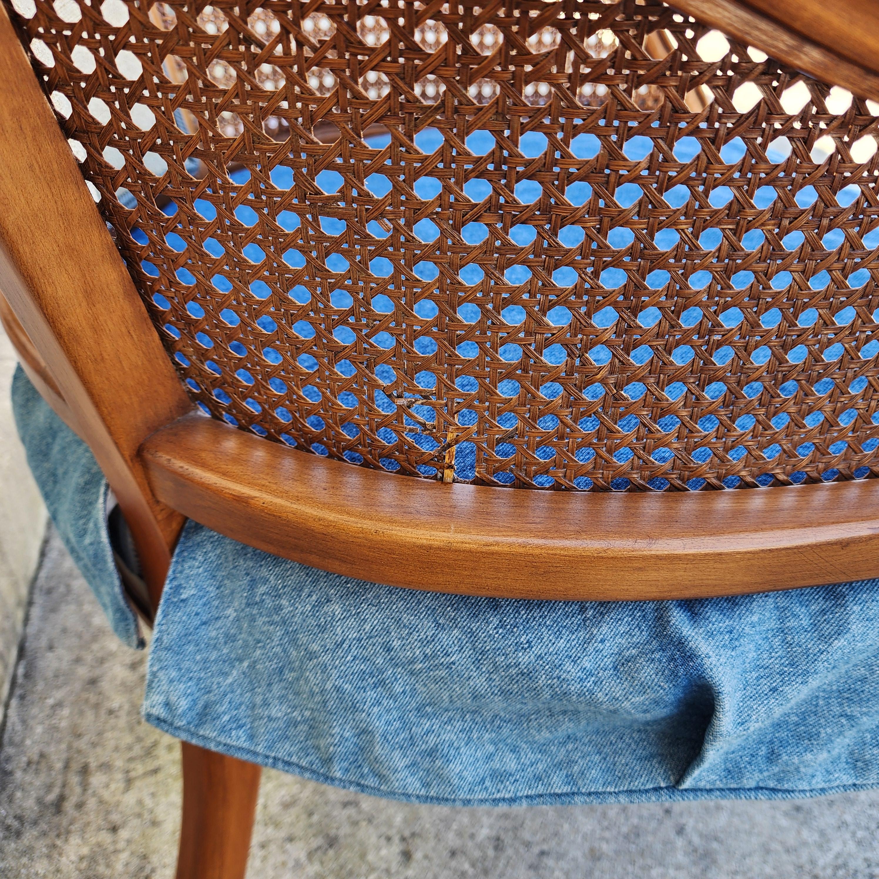 Vintage French Regency Chairs Pair For Sale 11