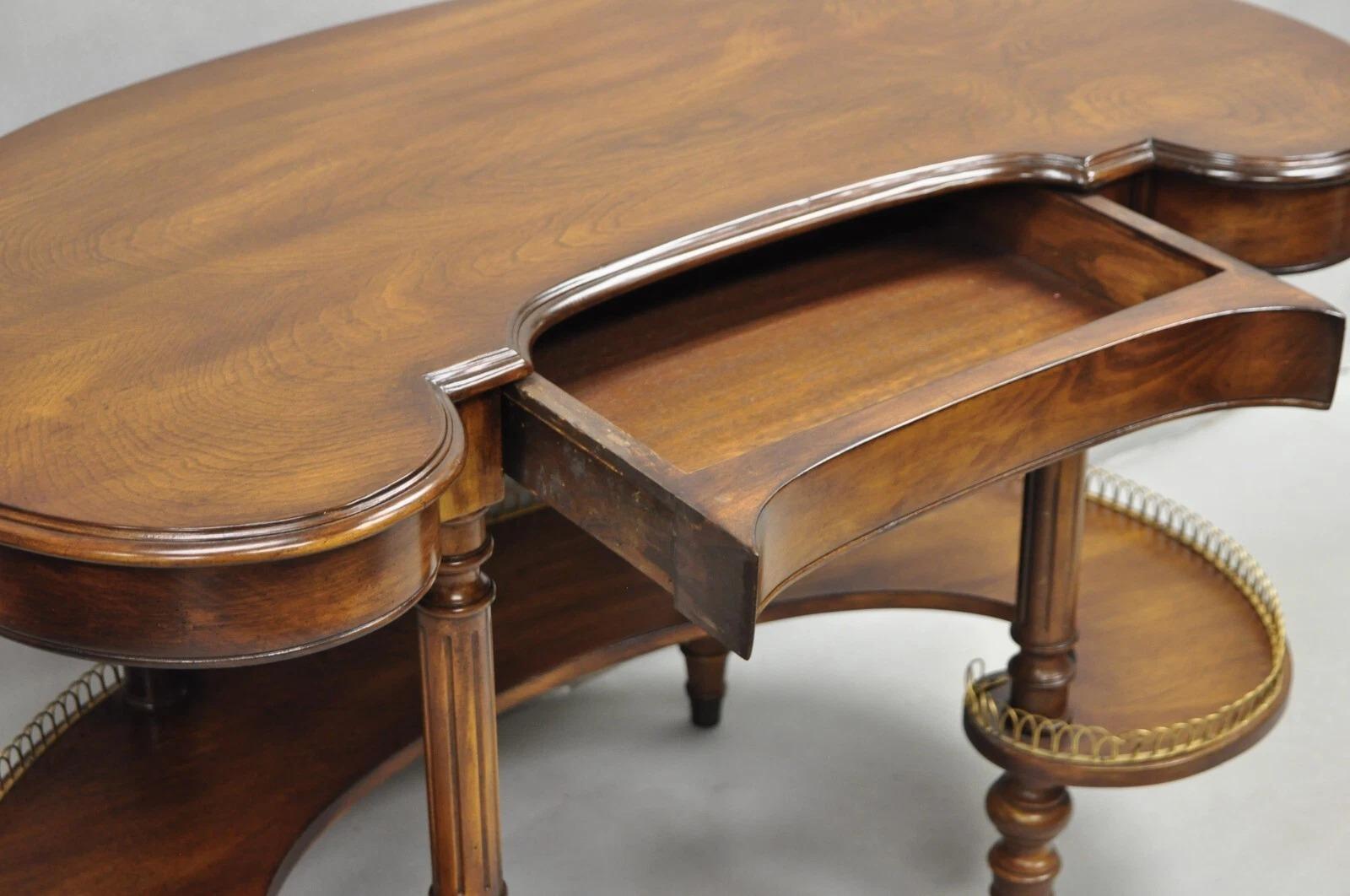 Vintage French Regency Cherry Wood 