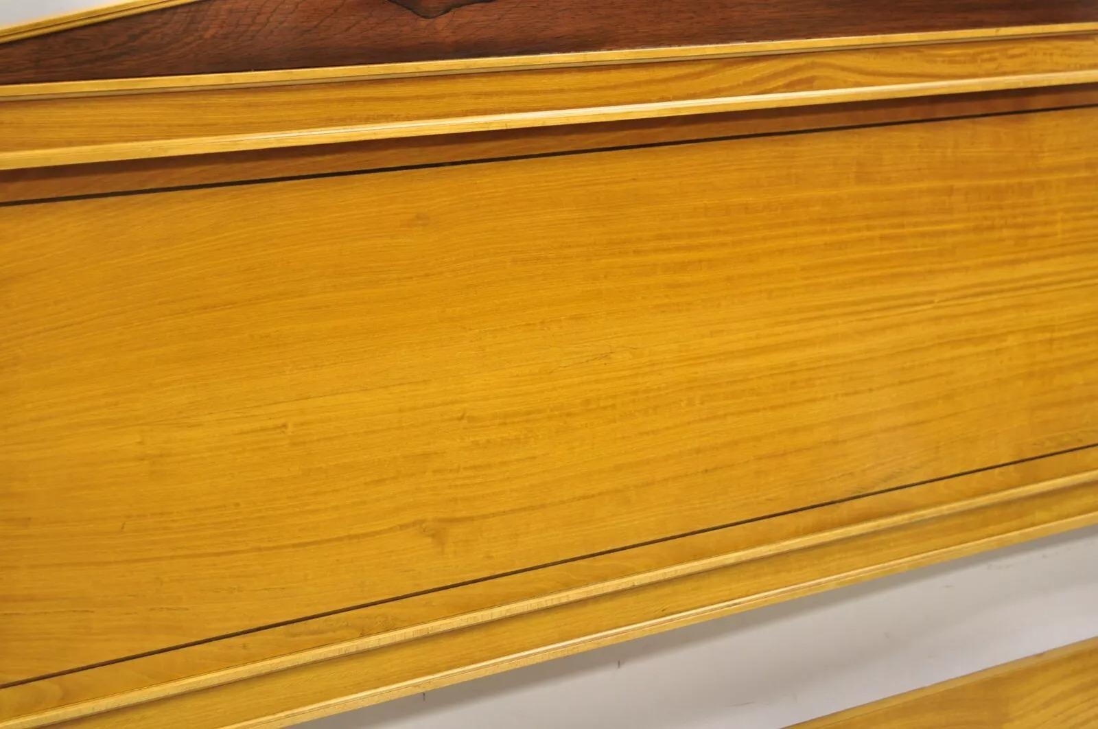 Tête de lit King Size de style Régence française néoclassique en bois de rose et citronnier Bon état - En vente à Philadelphia, PA