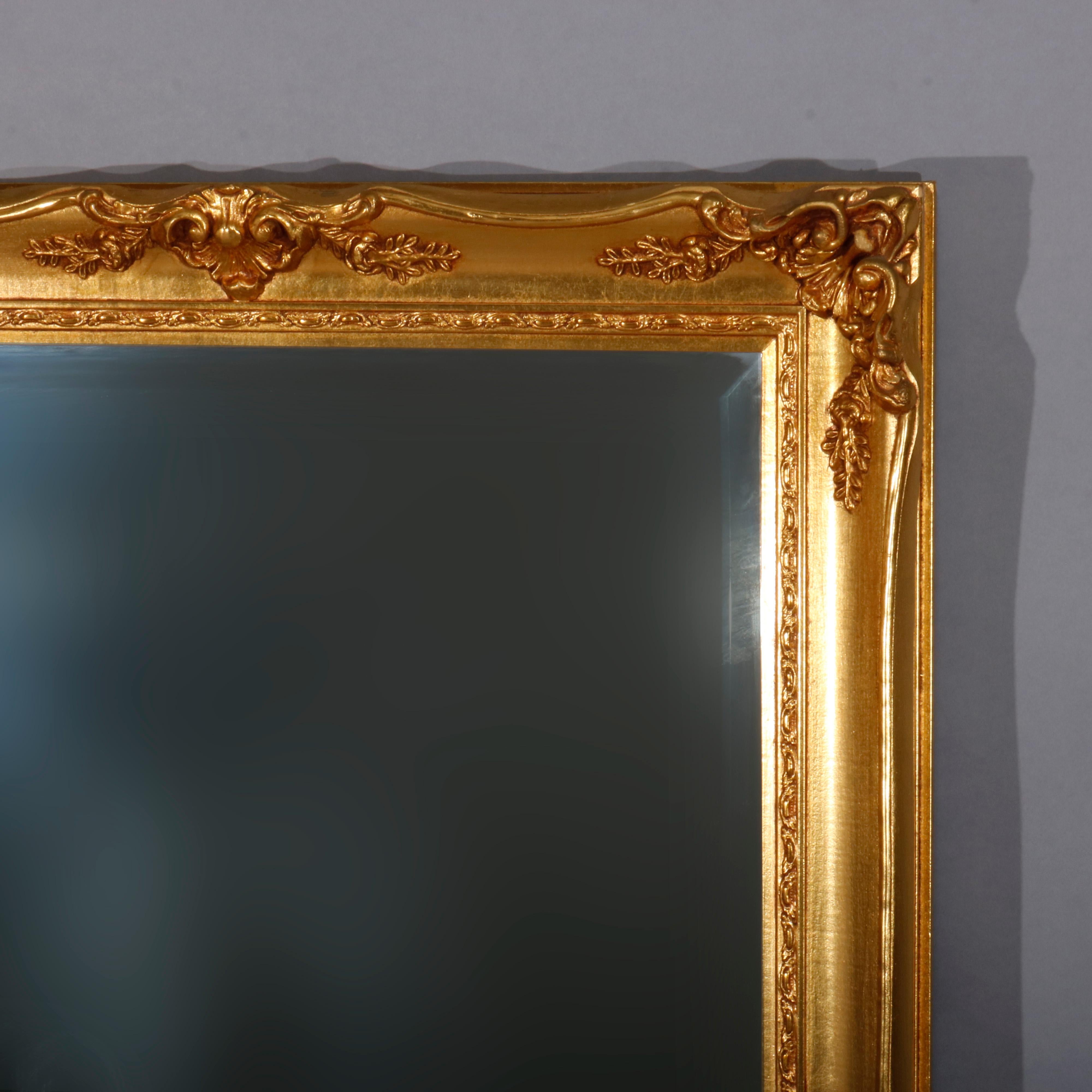Vintage French Renaissance Revival Style Giltwood Pier Mirror by Olson
