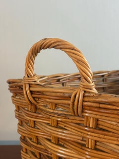 Vintage Französisch Riviera Stil gewebt Korb