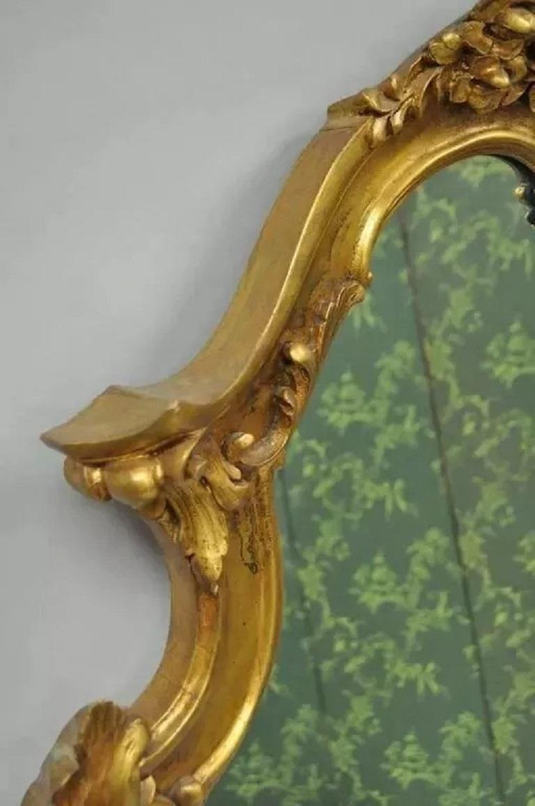 Vintage French Rococo Louis XV Style Shell Carved 65