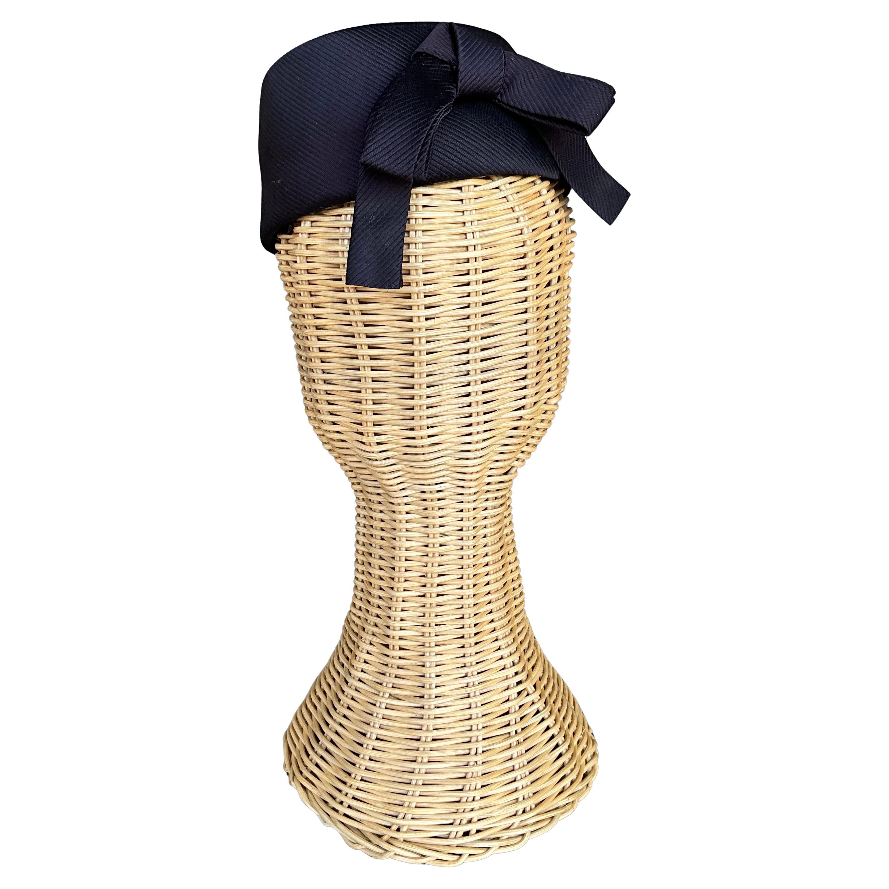 Vintage French Room Pillbox Hat For Sale