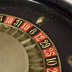 Vintage French Roulette Wheel