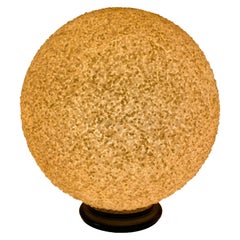 Vintage French Round Resin Lamp