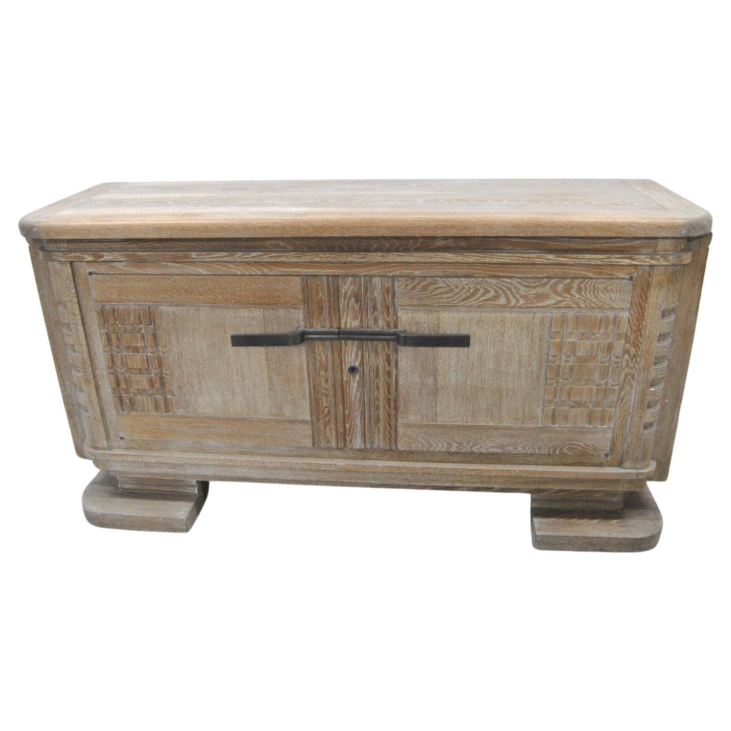 Vintage French Rustic Sideboard For Sale