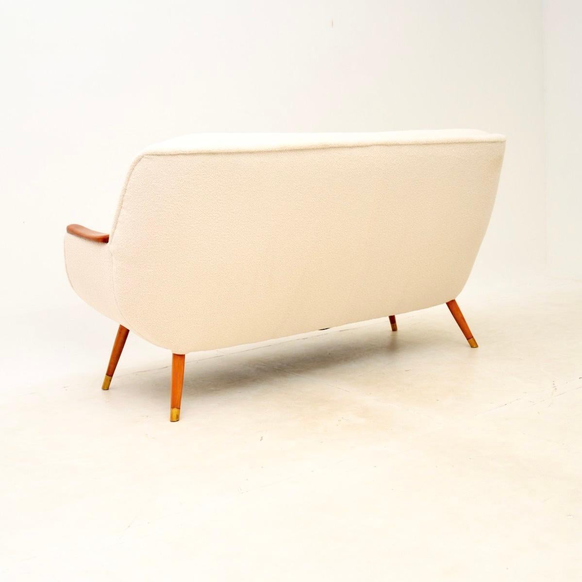 Vintage French Satinwood Sofa In Good Condition In London, GB