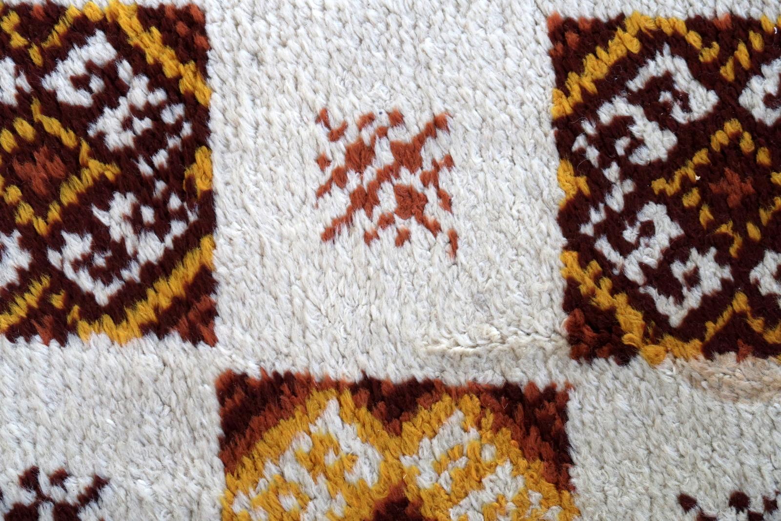 Französischer Savonnerie-Teppich im Vintage-Stil, 1960er Jahre, 1C817 (Wolle) im Angebot