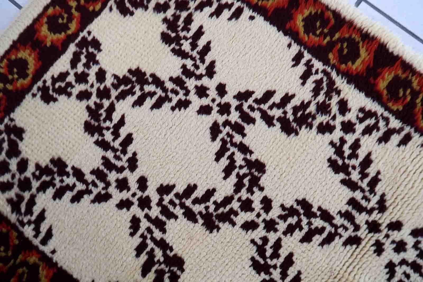 Französischer Savonnerie-Teppich, 1960er Jahre, 1C886 im Angebot 1