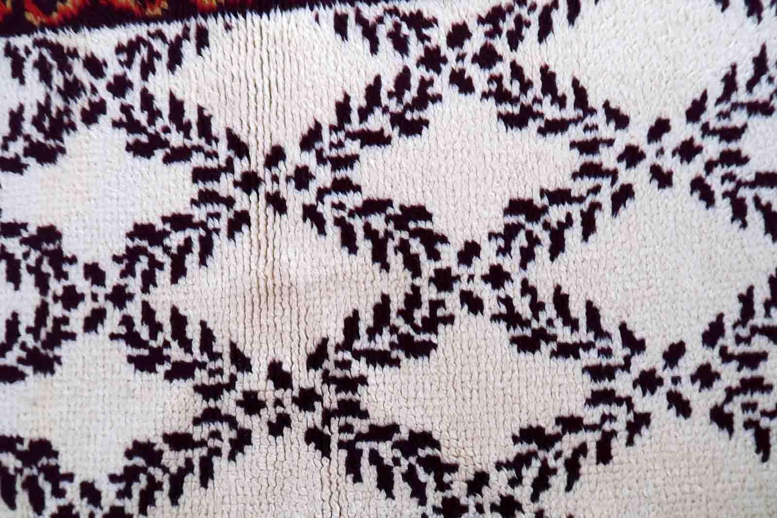 Französischer Savonnerie-Teppich, 1960er Jahre, 1C886 im Angebot 2