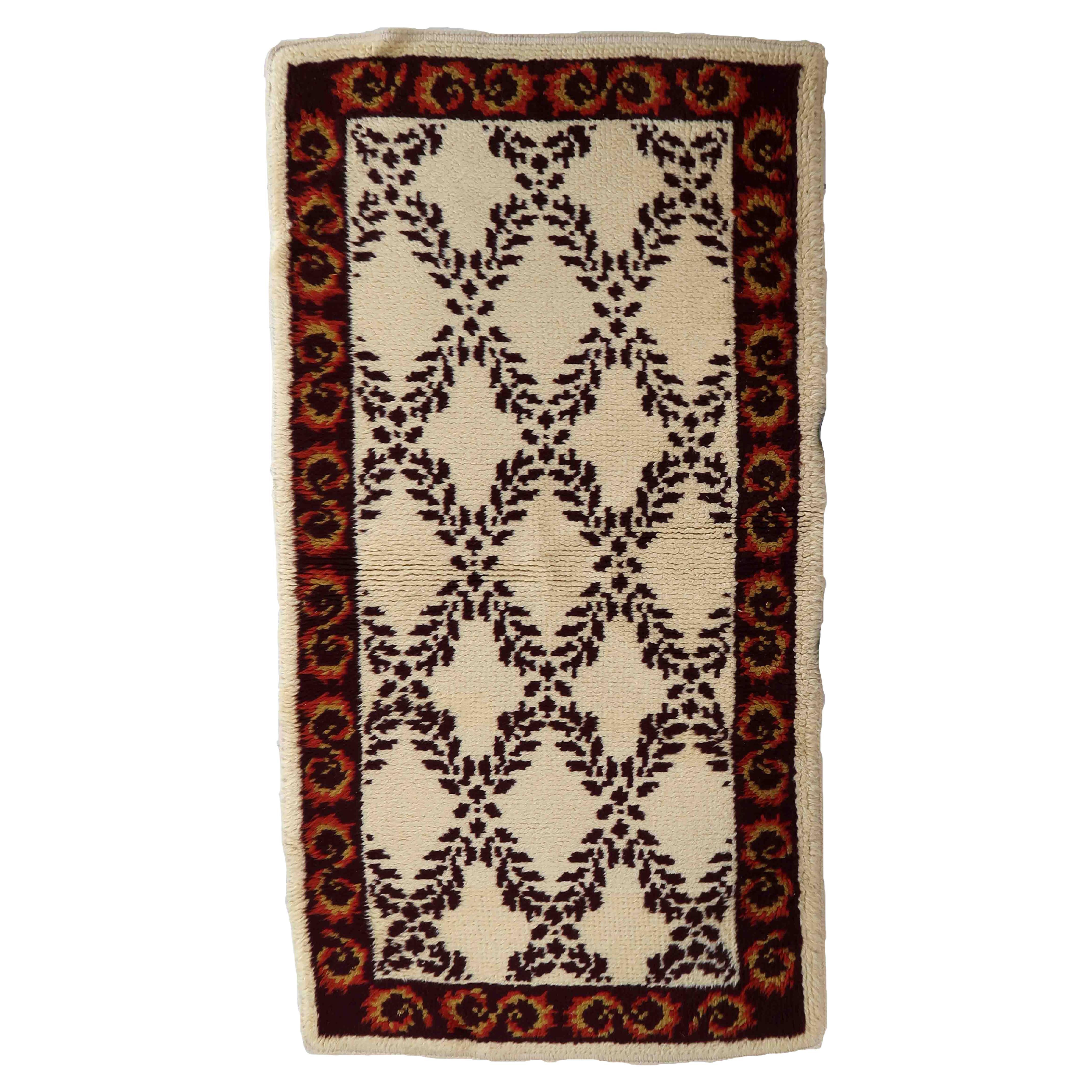 Tapis vintage de la Savonnerie française, années 1960, 1C886