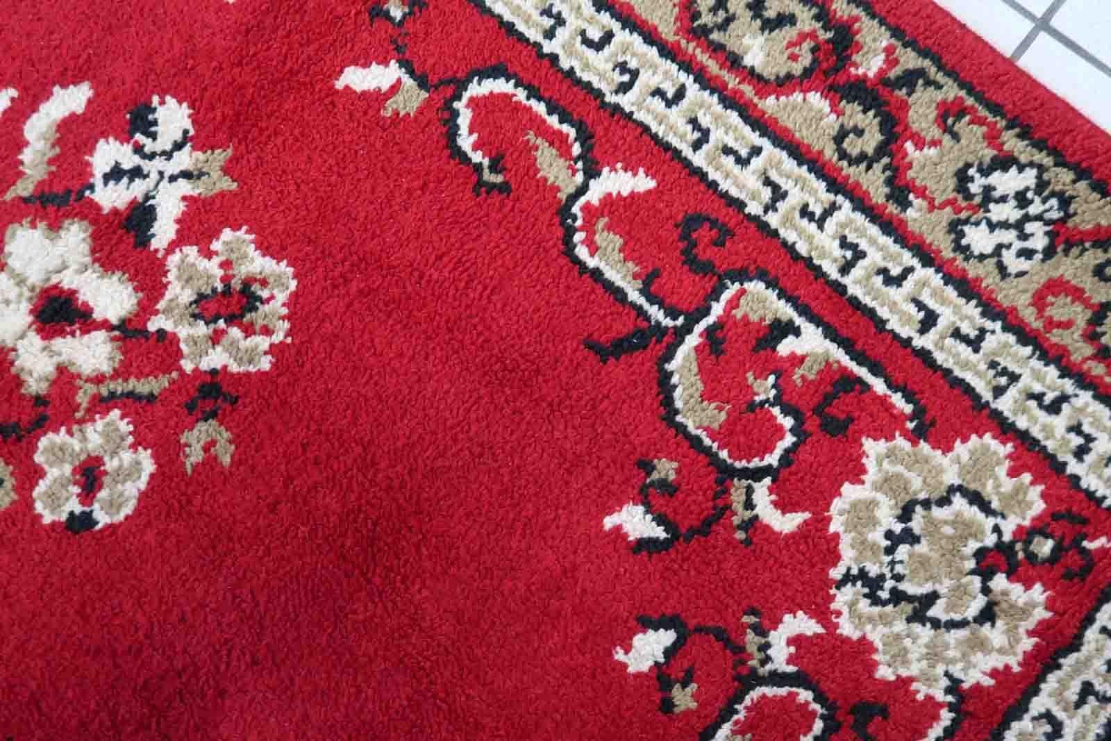 Französischer Savonnerie-Teppich, 1970er Jahre, 1C1038 im Angebot 1
