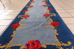 Vintage French Savonnerie Runner, 1960s, 1C1028