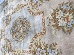 Vintage French Savonnerie Style Rug