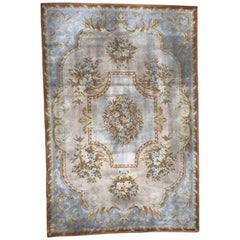 Vintage French Savonnerie Style Rug