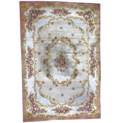 Vintage French Savonnerie Style Rug