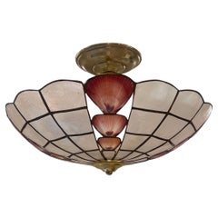 Vintage French Semi Flush Light Fixture