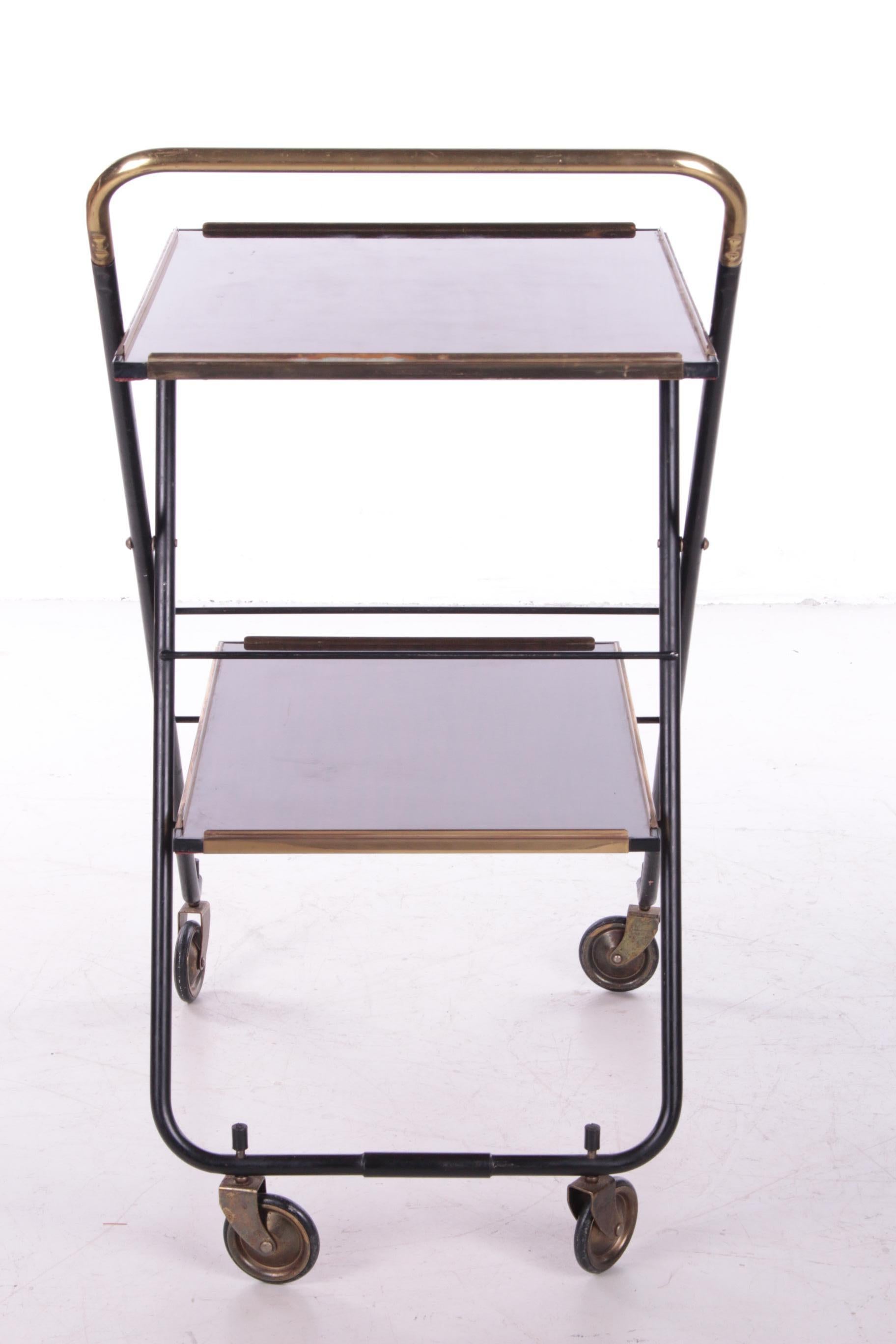 Vintage French Serving Trolley or Drinks Trolley, 1960s For Sale 7