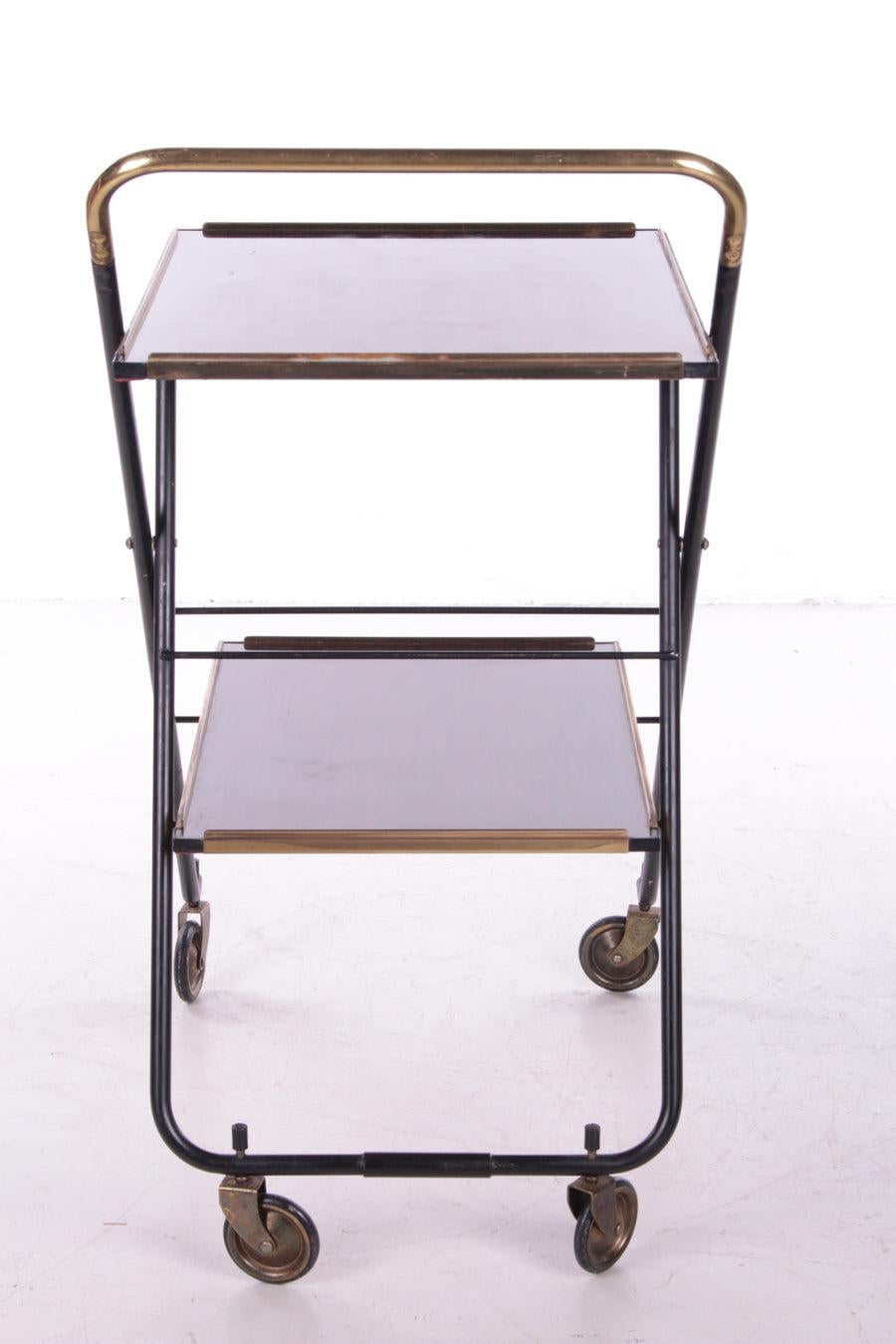 Rococo Vintage French Serving Trolley or Drinks Trolley, 1960s For Sale